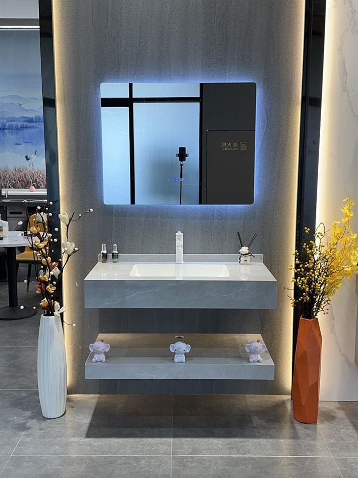 Blue Slate Bathroom Cabinet