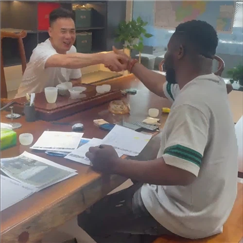 Nigerian Clients Conduct On-Site Visit To LEVI Decoration, Deepening Cooperat...