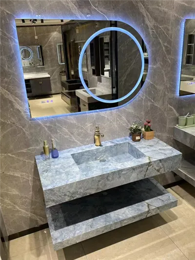Wall-mounted Slate Bathroom Countertop